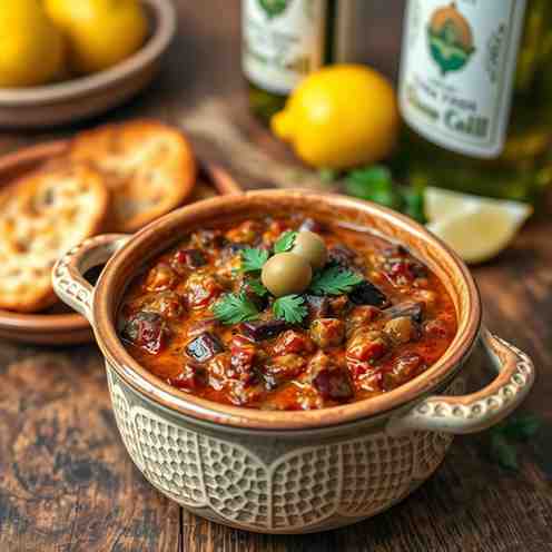 Moroccan Zaalouk - Favorite Olive Oil Dip